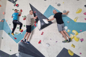 Inline-Abteilung in der Neoliet Boulderbar in Gelsenkirchen Schalke