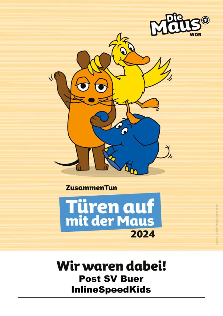 Türen auf mit der Maus 2024 - Urkunde