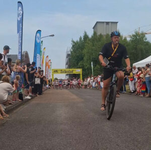 Fahrradbegleitung von Kalle beim 3. Zechenlauf des SuS Bertlich in Herten Westerholt